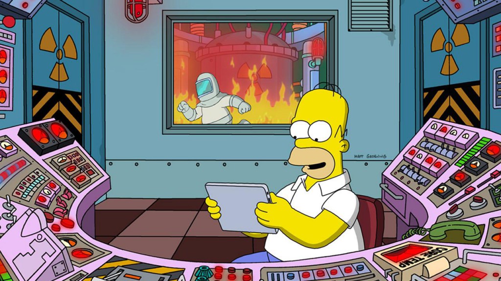 The Simpsons tapped out авария на станции